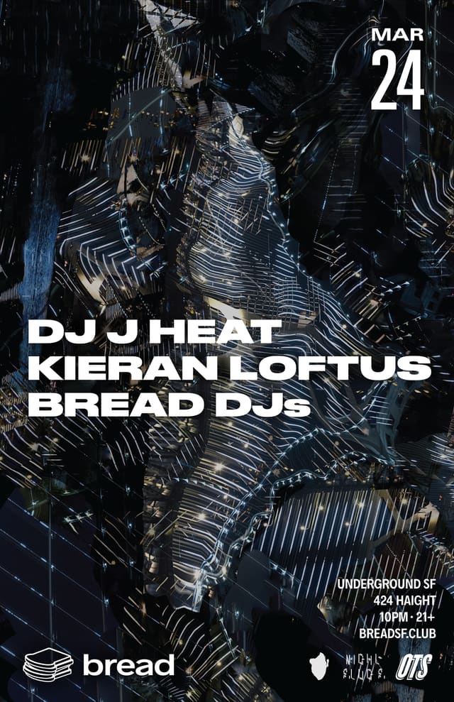 BREAD SF: DJ J Heat flyer