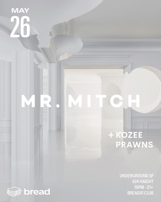 BREAD SF: Mr. Mitch flyer