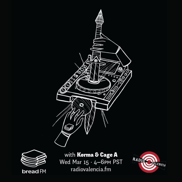 BREAD FM cover art for Korma & Cage A, March 15