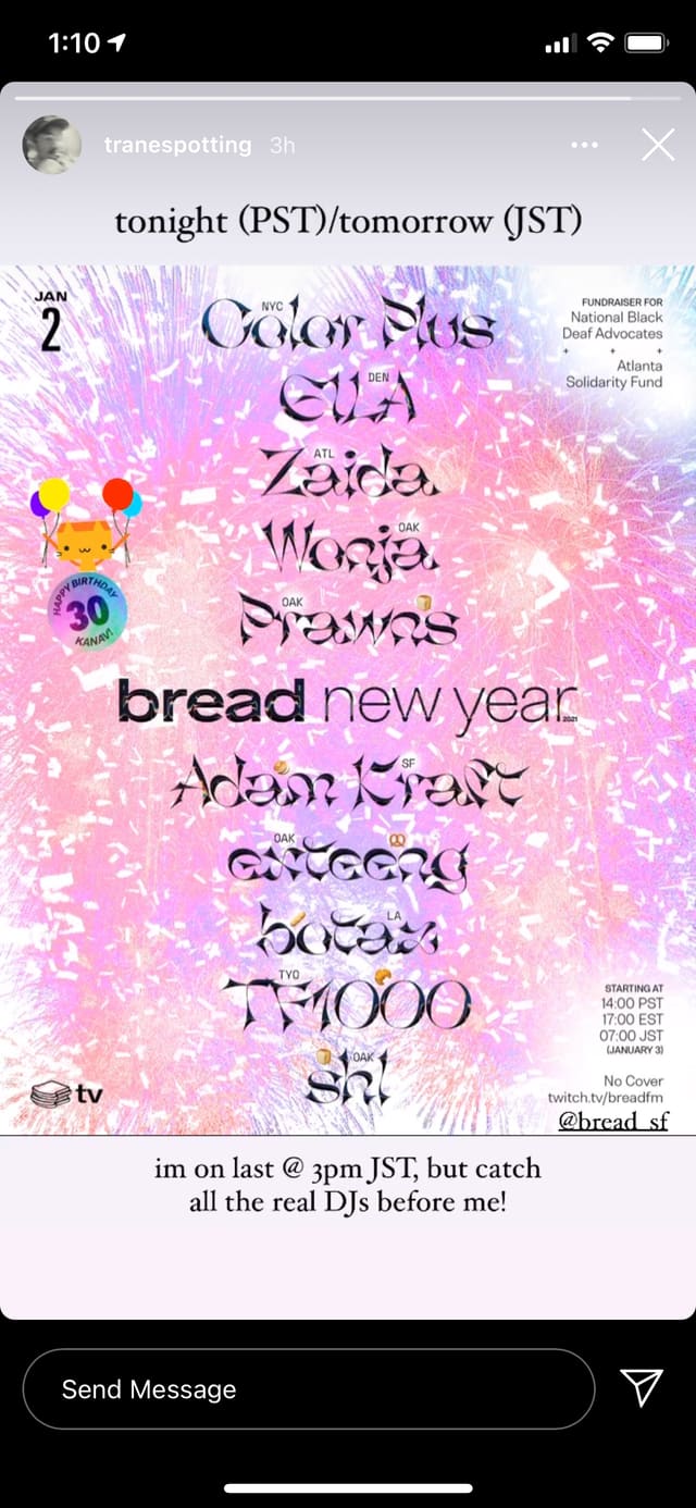 BREAD New Year YXEXAXR, January 2, 2021