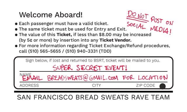 BREAD Sweats Red